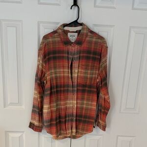 American Eagle Outfitters Plaid Shirt - Red and Green